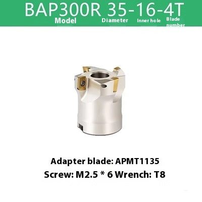 2075-CNC 90 degree right-angle BAP300R/400R milling cutter head machining center 1604 cutter head non-standard 45 60 65 Shandong Denso Pricision Tools Co.,Ltd.